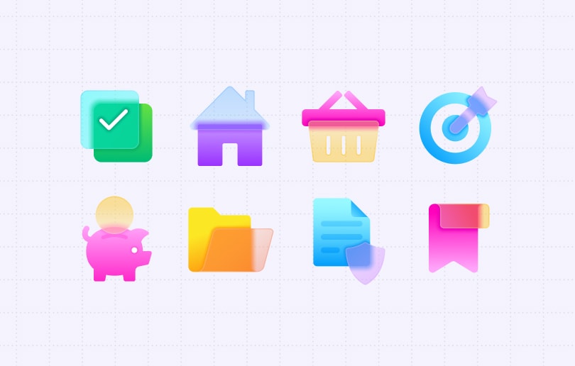 Style Glassmorphism preview
